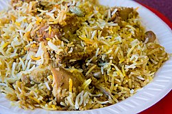 250px hyderabadi chicken biryani