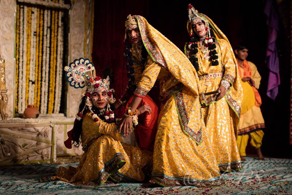 Indian folk dance drama gambhira festival 2